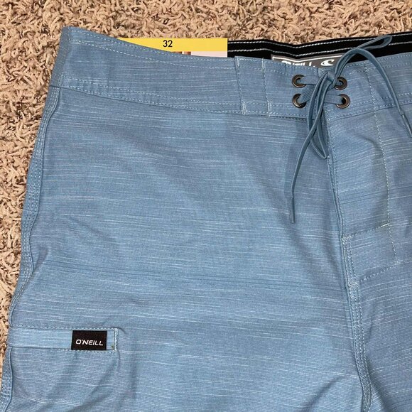 O’Neill Men’s Quick Dry Lightweight Boardshort Shorts Blue, Size 32 (New) - Picture 4 of 9